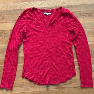 Women’s Aeropostale Long Sleeve Shirt Red